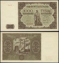 1.000 złotych 15.07.1947, Ser. H, numeracja 4134