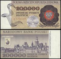 200.000 złotych 1.12.1989, seria A, numeracja 07