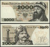 2.000 złotych 1.06.1979, seria AA, numeracja 035