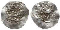 denar 1014-1024, Kolonia, Krzyż prosty z kulkami