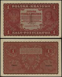 1 marka polska  23.08.1919, I Serja Z, numracja 