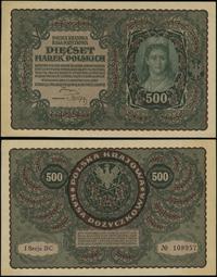 500 marek polskich 23.08.1919, I Serja BC, numer