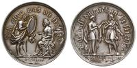 Niemcy, medal niesygnowany autorstwa Christian Wermuth'a, Aw: Siedząca kobieta prz..