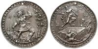 Czechy, medal z Samsonem z 1537 r, w/g modelu Conrada Welcz z Joachimsthal, Aw: Sa..