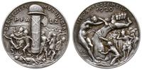 Niemcy, medal z 1920 roku autorstwa K. Goetz'a - antyfrancuski medal skierowany pr..