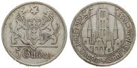 5 guldenów 1923, Utrecht, srebro 24.90 g, Parchi