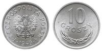 10 groszy 1949, Warszawa, aluminium, pięknie zac
