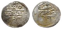 denar ok. 1185-1201, Wrocław, Aw: Napis w cztere
