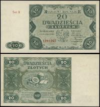 20 złotych  15.07.1947, seria A, numeracja 12912