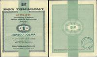 bon na 1 dolara 1.01.1960, seria Dd, numeracja 0