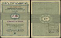 bon na 1 centa 1.01.1960, seria Bl, numeracja 03