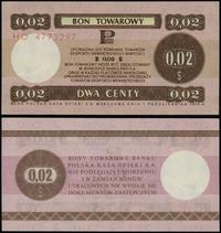 Polska, bon na 2 centy, 1.10.1979
