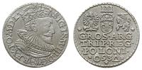 trojak 1593, Malbork, moneta umyta, Iger M.93.1.