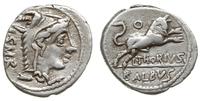 denar 105 pne, Rzym, Aw: Głowa Juno w skórze koz