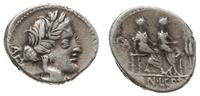 denar 86 pne, Rzym, Aw: Głowa Ceres w prawo za g