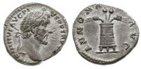 denar 140-143, Rzym, Aw: Popiersie w wieńcu w pr