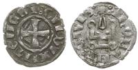 denar tournois 1294-1308, Teby, Aw: Krzyż i napi