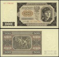 500 złotych  1.07.1948, seria CC, numeracja 1796