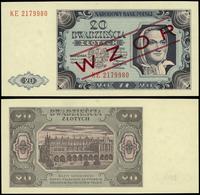 20 złotych  1.07.1948, seria KE, numeracja 21799
