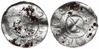 denar krzyżowy typu VII, Pastorał, z lewej kółko