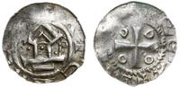 denar 983-1002, Kapliczka z belkami, z prawej po