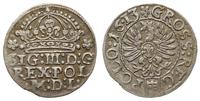 grosz 1613, Kraków, data rozdzielona 16.13, bard