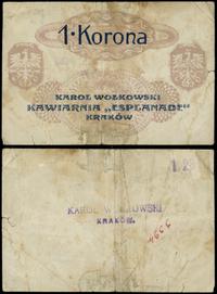 1 korona (1919), na stronie odwrotnej stempel fi