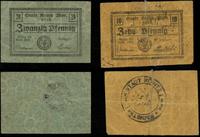zestaw bonów:, 10 fenigów 1919 (podpisy Molkenti