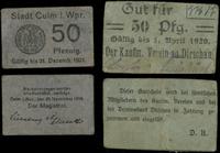 zestaw bonów:, 50 fenigów 31.12.1921 Chełmno 50 