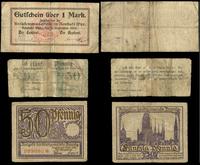 zestaw bonów:, 50 fenigów 15.04.1919 Gdańsk 1 ma