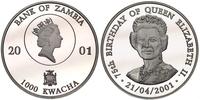 1.000 kwacha 2001, 75 urodziny Elżbiety II, nakł