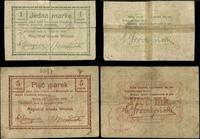 Wielkopolska, zestaw bonów: 1 marka i 5 marek, ważne od 3.11.1919 do 1.04.1920