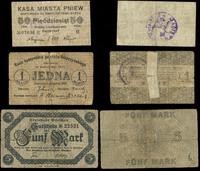 zestaw bonów, 1 marka 1.11.1919 Osieczna, 50 fen