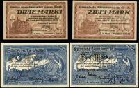 Śląsk, zestaw bonów: 2 marki i 5 marek, ważne do 1.10.1921