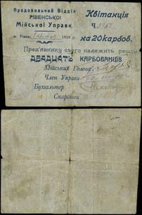 Ukraina, 20 karbowańców, 8.04.1919