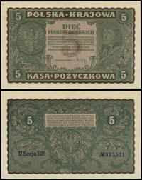 5 marek polskich 23.08.1919, seria II-BR 933521,