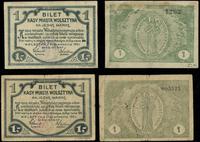 Wielkopolska, zestaw: 2 x 1 marka, 24.09.1919