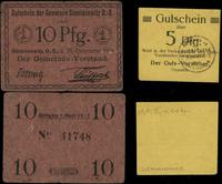 Śląsk, zestaw bonów: 5 i 10 fenigów, 21.12.1916