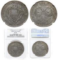 talar 1752, Lubeka, moneta w pudełku firmy NGC z