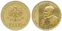 10.000 złotych 1989, Warszawa, Jan Paweł II, nak