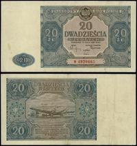 20 złotych 15.05.1946, seria B, numeracja 492066