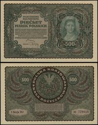 500 marek polskich 23.08.1919, seria I-BJ, numer