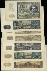zestaw: 2 x 10, 20, 50, 100 złotych 1.03.1940, 5