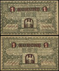 1 korona 1919, seria B, numeracja 598303❉, liczn