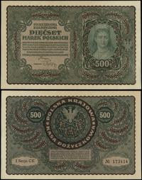 500 marek polskich 23.08.1919, seria I-CE, numer