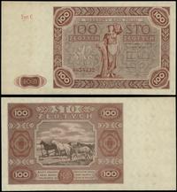 100 złotych 15.07.1947, seria C, numeracja 68544