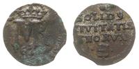 szeląg 1671, Toruń, odmiana z napisem SOLID 9, r