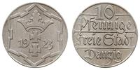 10 fenigów 1923, Berlin, piękne, Jaeger D.5, Par