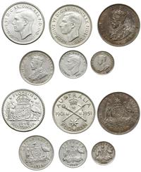 zestaw srebrnych monet o nominałach:, floren roc