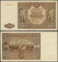 1.000 złotych 15.01.1946, seria R, numeracja 491